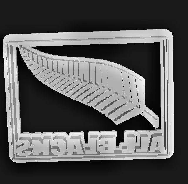 All-Blacks imprint Cookie cutter