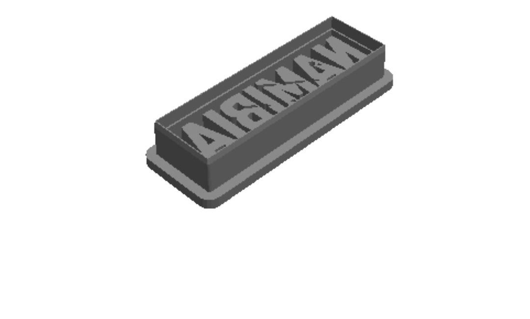 Namibia in words Cookie cutter 