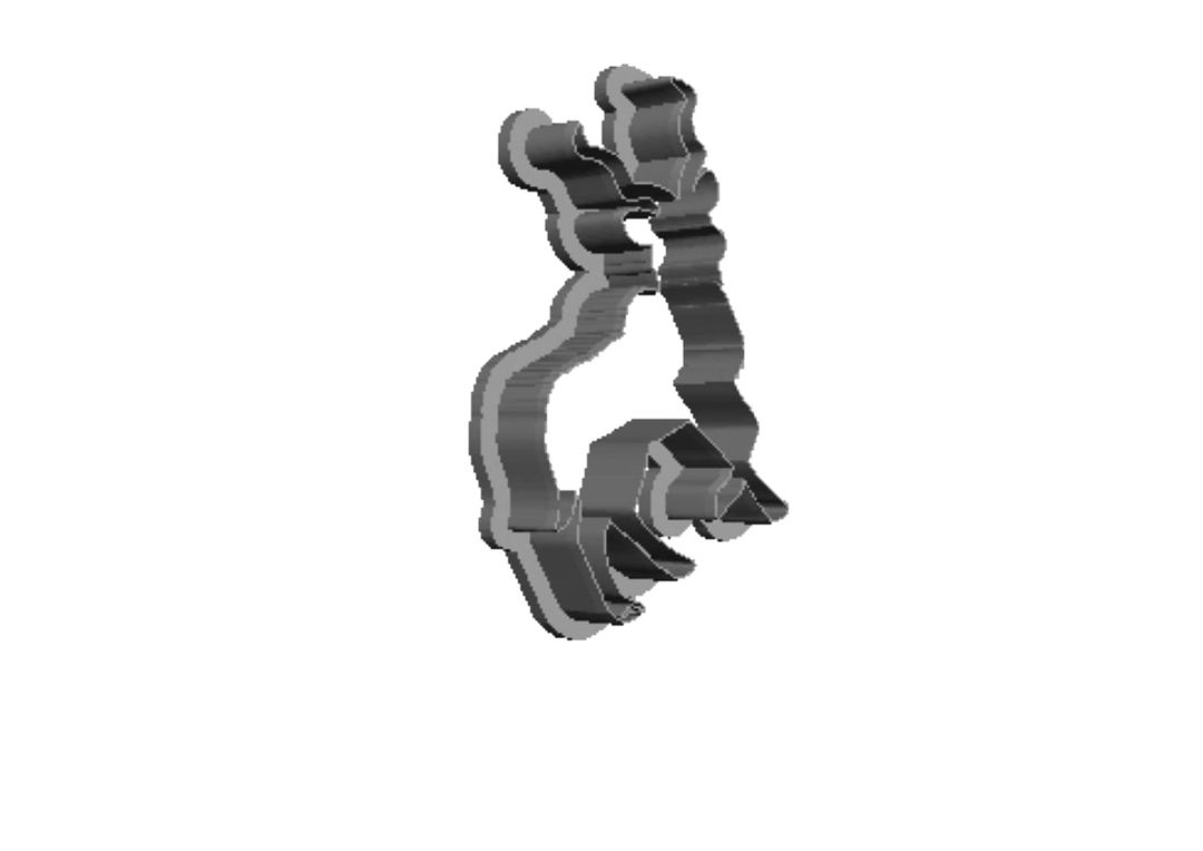 Kudu outline Cookie Cutter    
