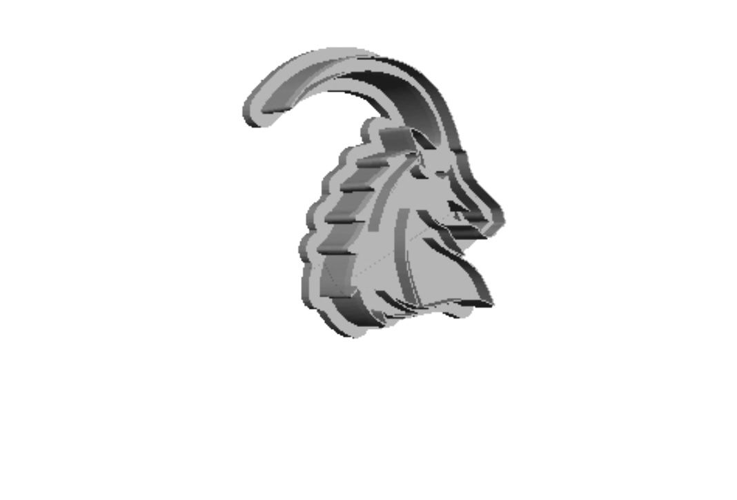 Sable  head implant Cookie Cutter      