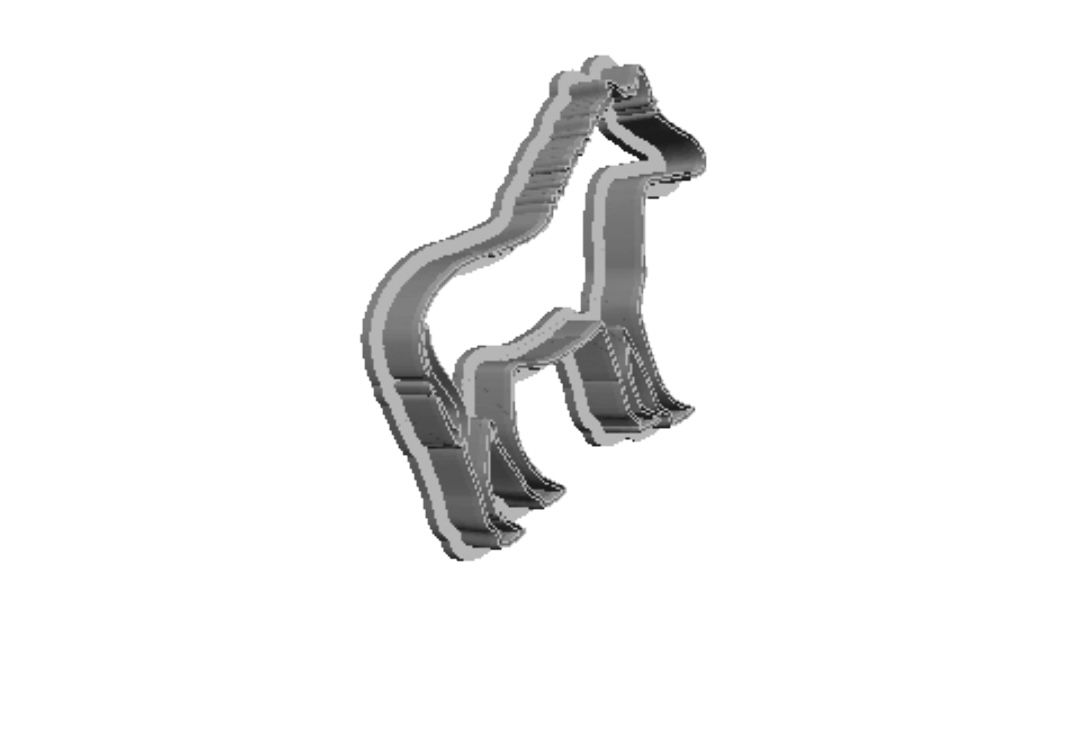 Zebra 1 Cookie Cutter           