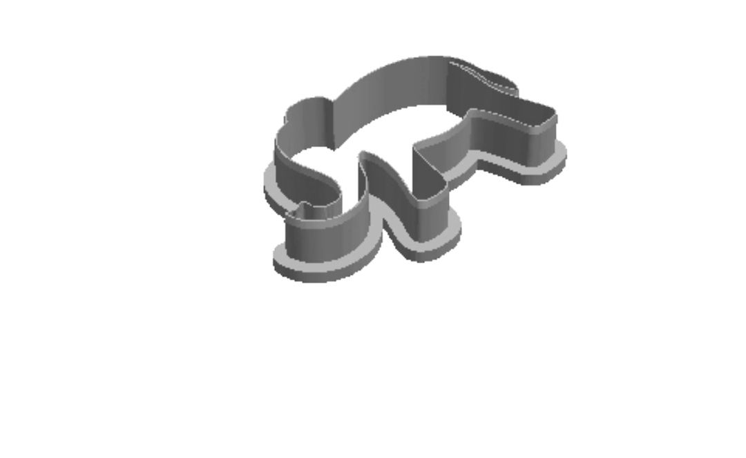 Elephant 4 Cookie Cutter             