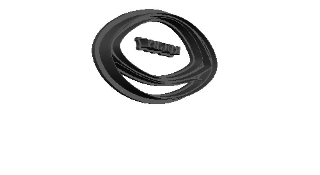 Rugby ball outline Cookie Cutter                 