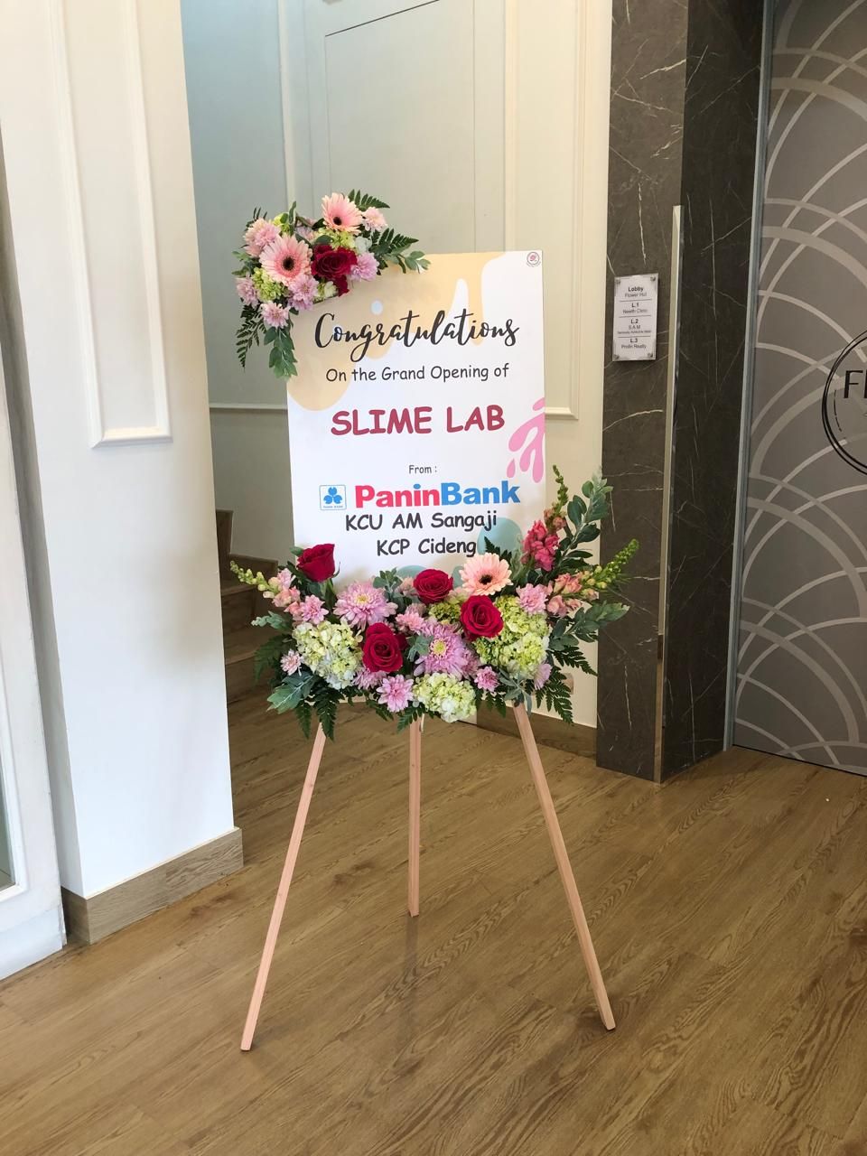 Papan Bunga Indoor  ( Wedding / Congrats / Condolences )