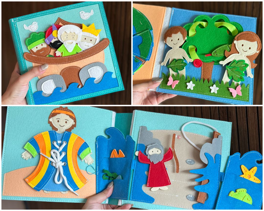 Bible-based Busy Book/Quiet Book for Toddlers