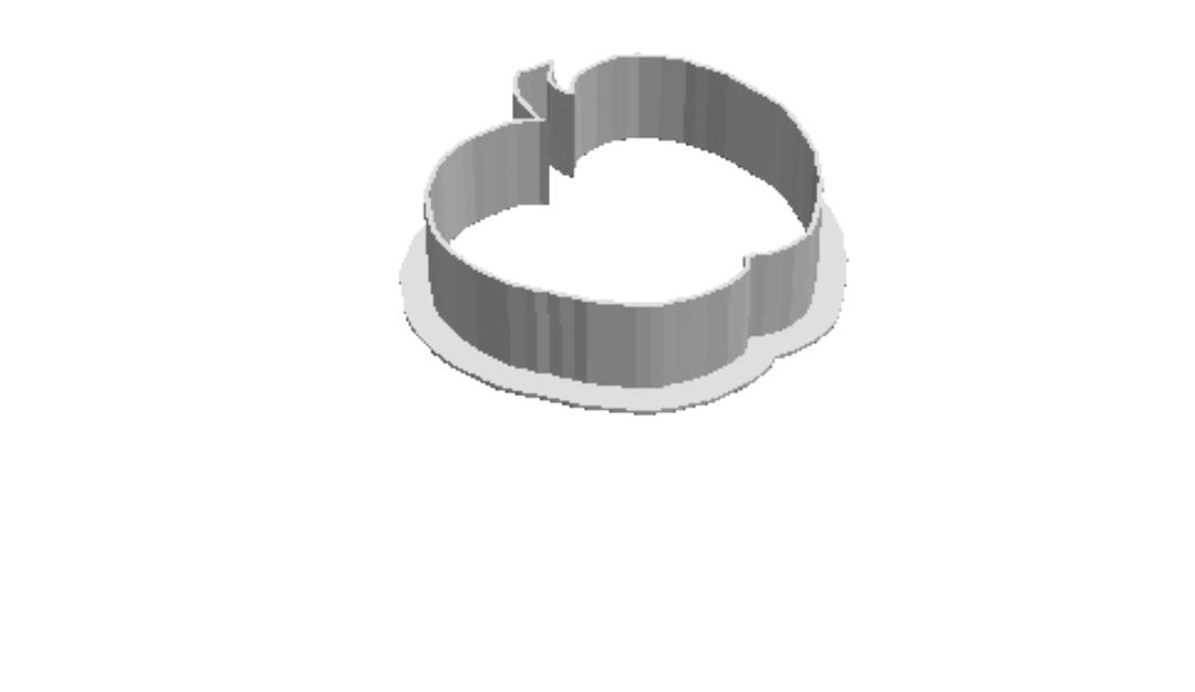 Apple 3 Cookie Cutter    