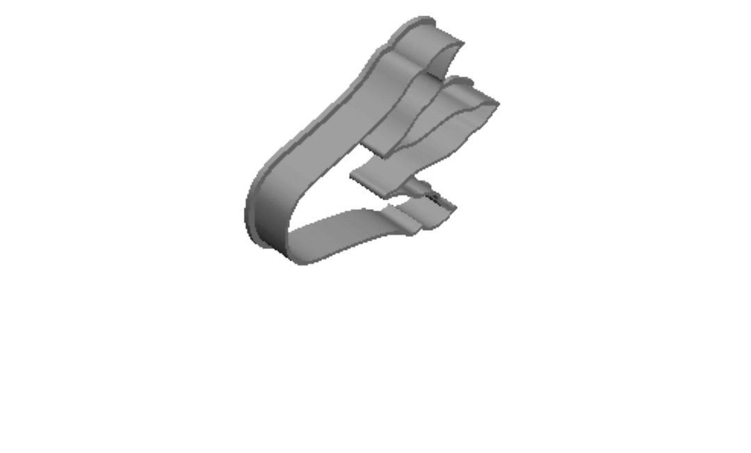 T-Rex Footprint outline Cookie Cutter        