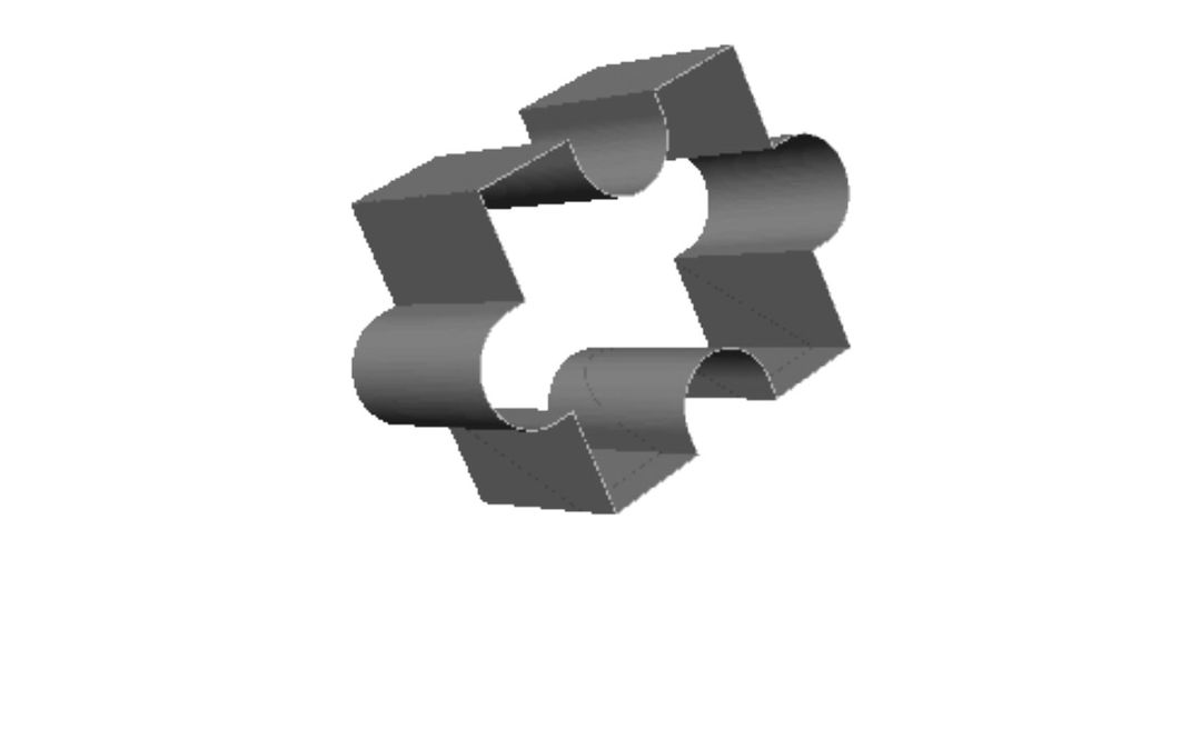 Jig Saw thin outline Cookie Cutter        