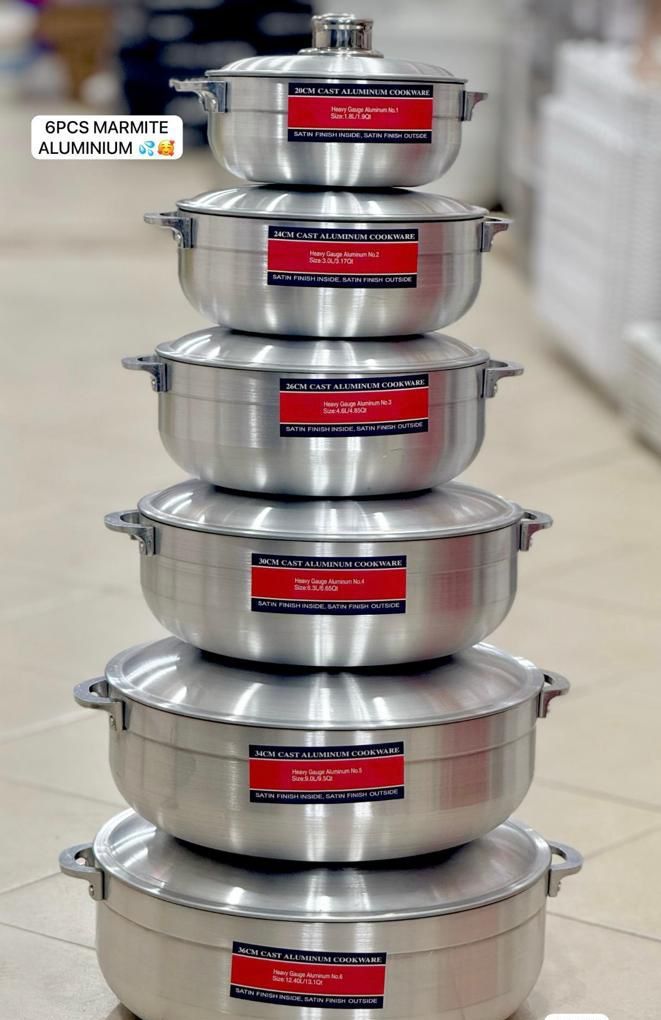 Marmites 7  Alu pièces