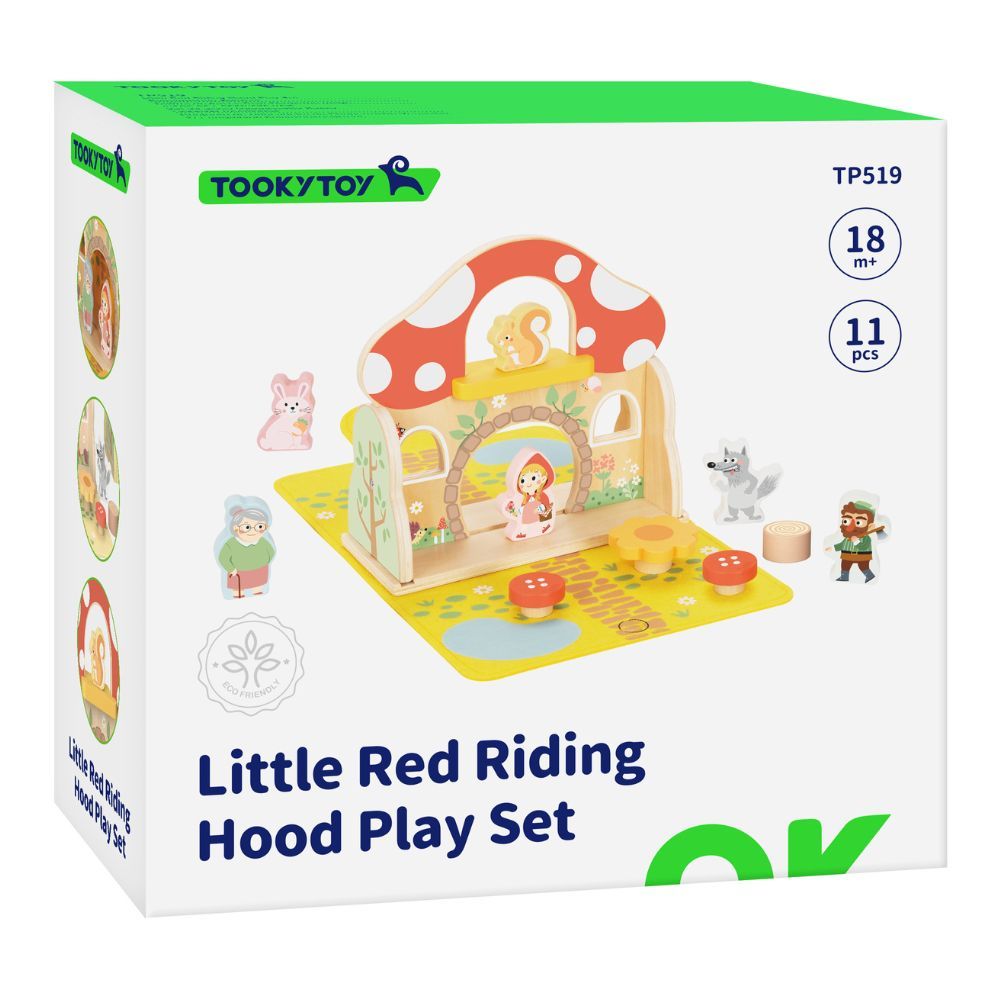 TookyToy - Little Red Riding Hood Story Box Play Set