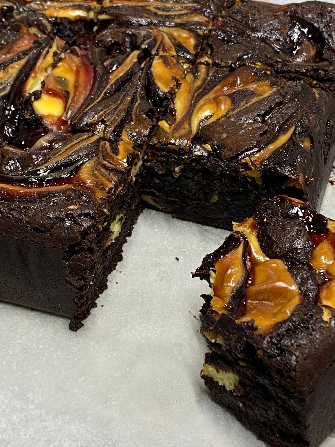 Black Forest Cheesecake Brownie