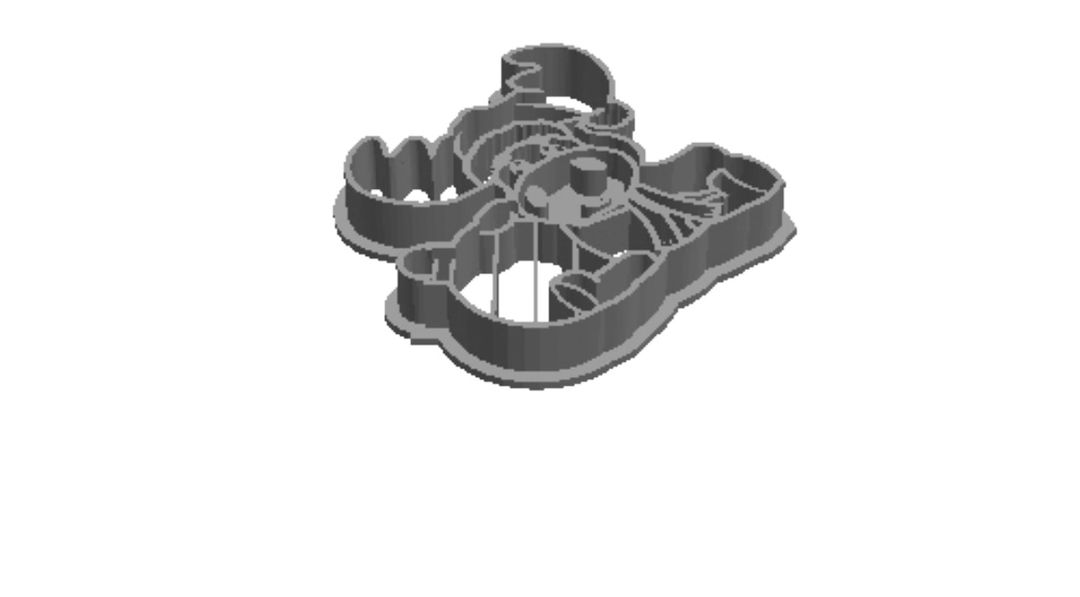 Raindeer sitting Cookie Cutter      