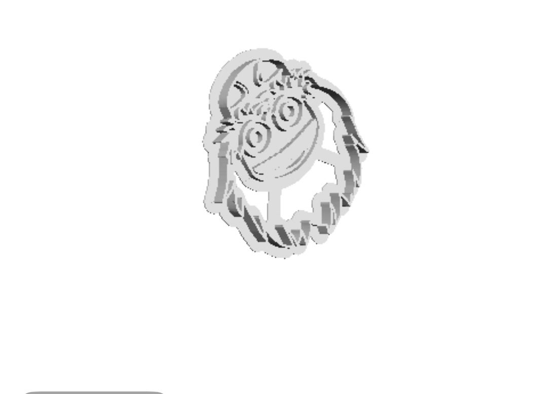 Gritty Face Cookie Cutter        