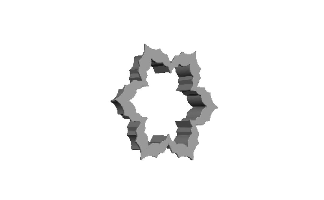 Snowflake 2A Cookie Cutter            