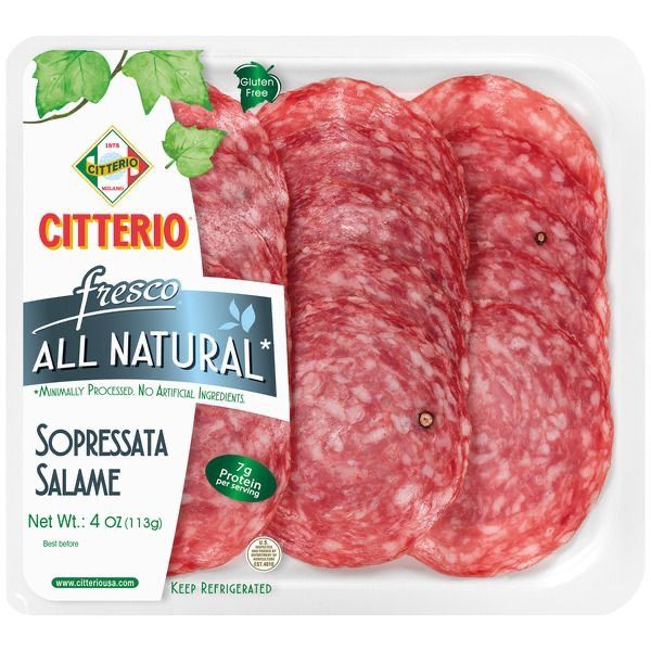 Citterio Pre-sliced genoa salame fresco
