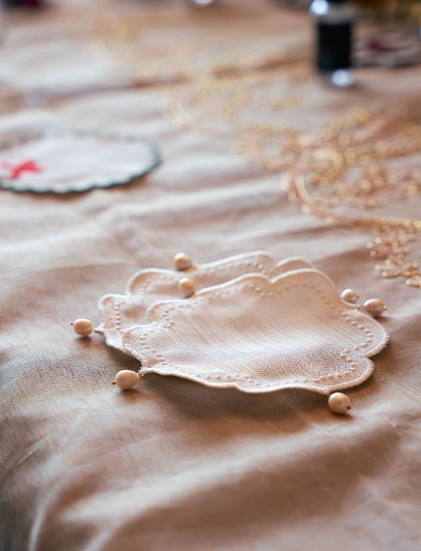 Set Posavasos Perla de Río