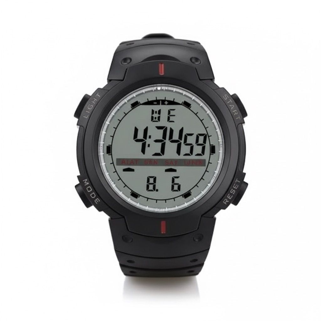 UNIQUE Unisex Digital Waterproof Wristwatch Casual