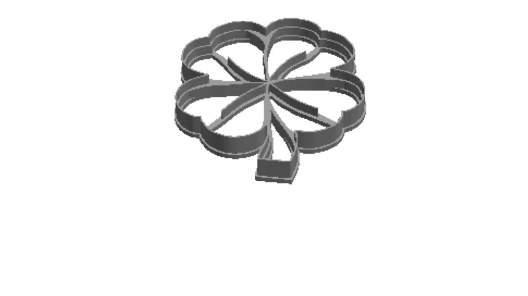 Clover outline Cookie Cutter          