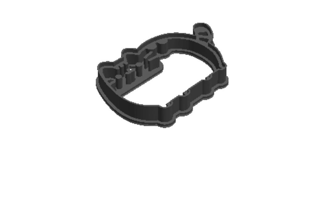 Big Cat outline Cookie Cutter               