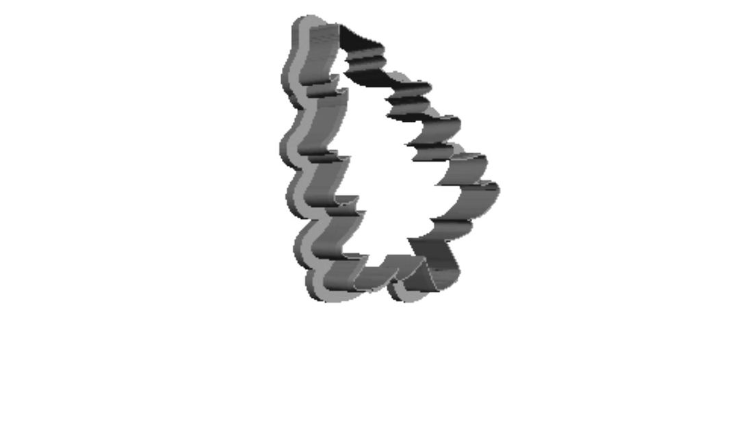 Detail Christmas Tree Cookie Cutter        