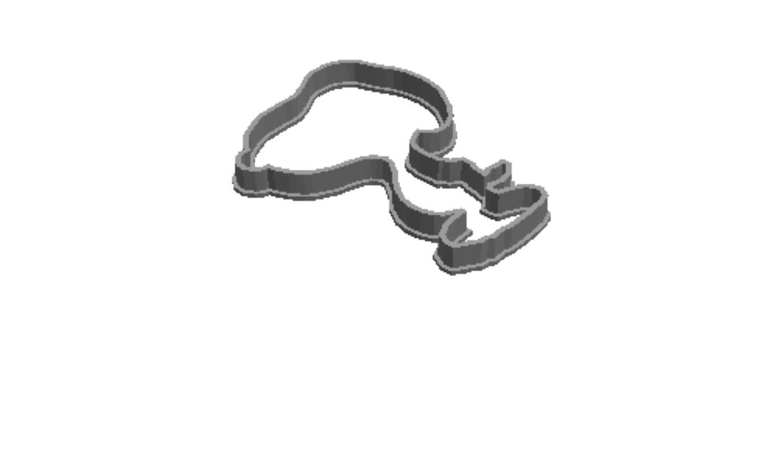 Snoopy Long Cookie Cutter     