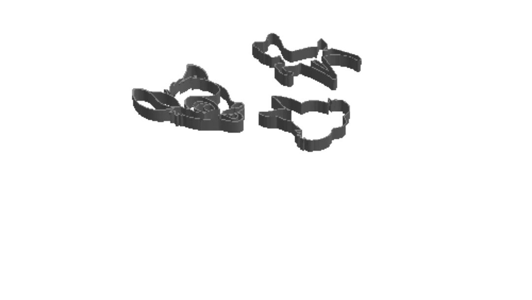 Bambi 3 in 1 Cookie Cutter      