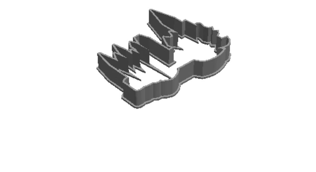 Hogwarts Castle outline Cookie Cutter 