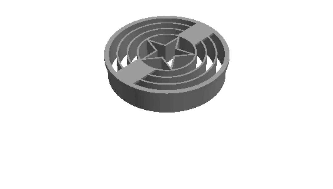 Captain America Sign outline Cookie Cutter  