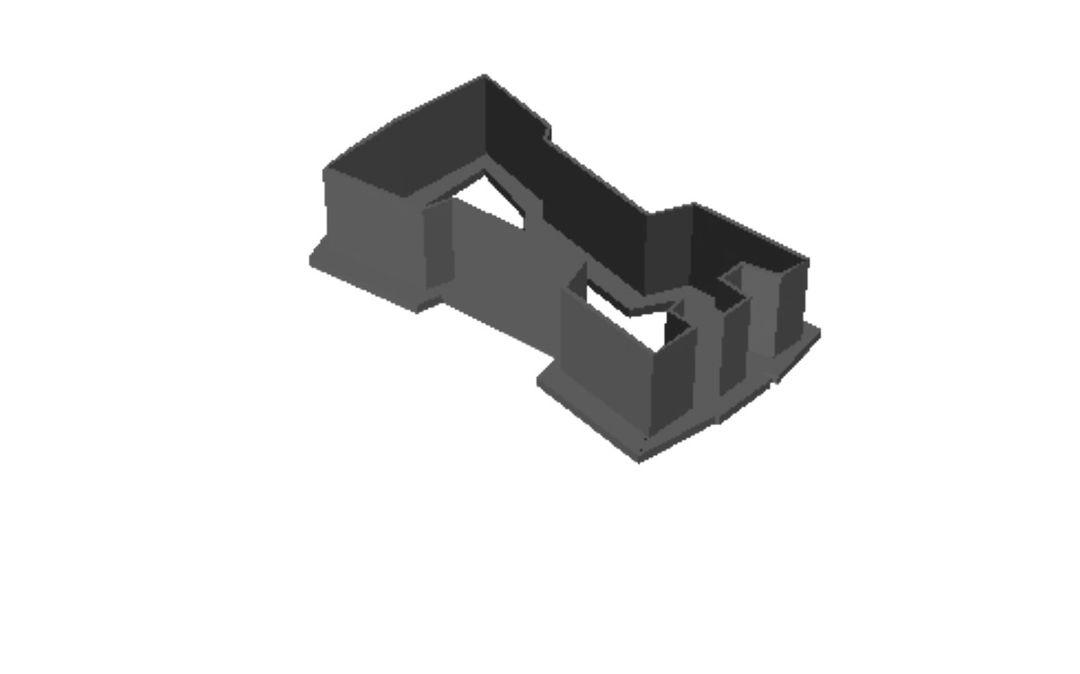 Chess Roof outline Cookie Cutter   