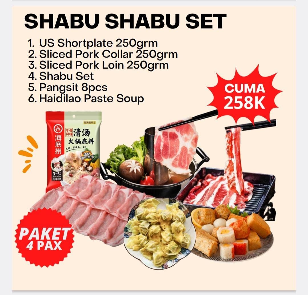 Paket Shabu-Shabu Set 4 Pax