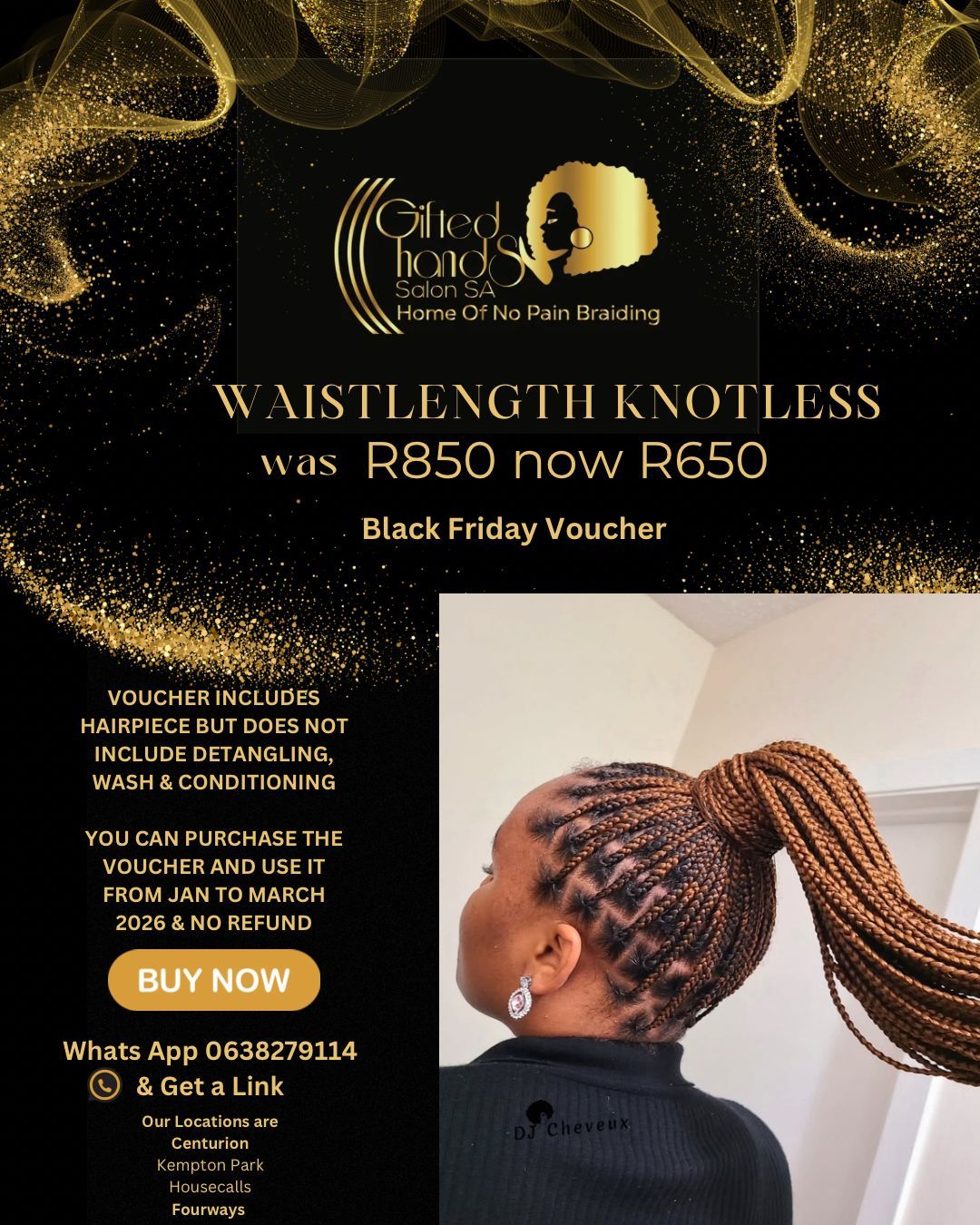 Waistlength Knotless - Black Friday Voucher