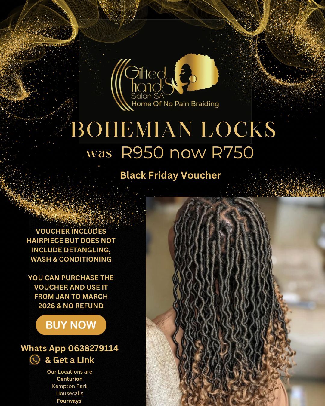 Bohemian Locks - Black Friday Voucher