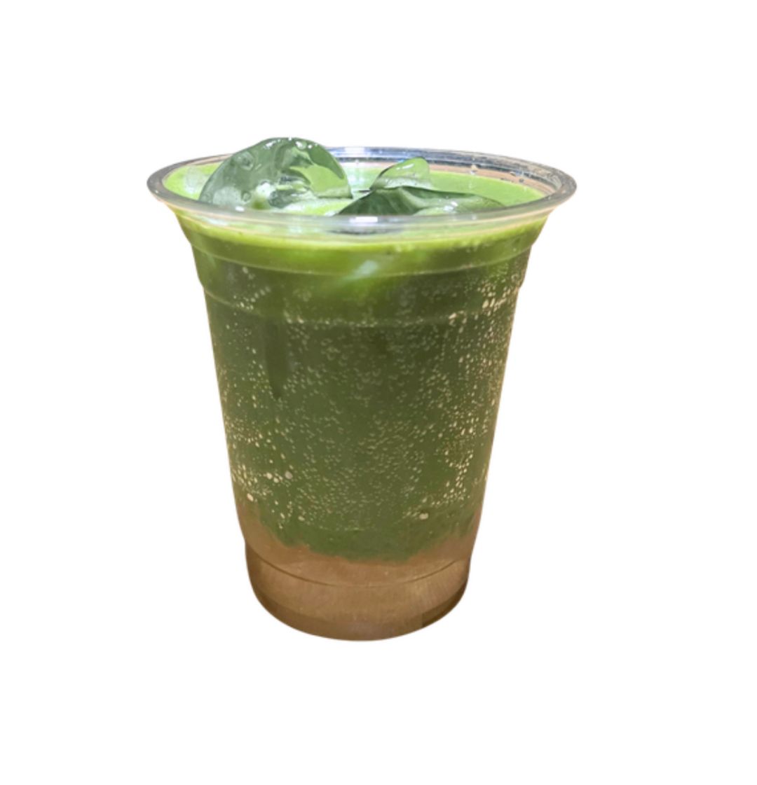 Yuzu Fizz Matcha (iced)
