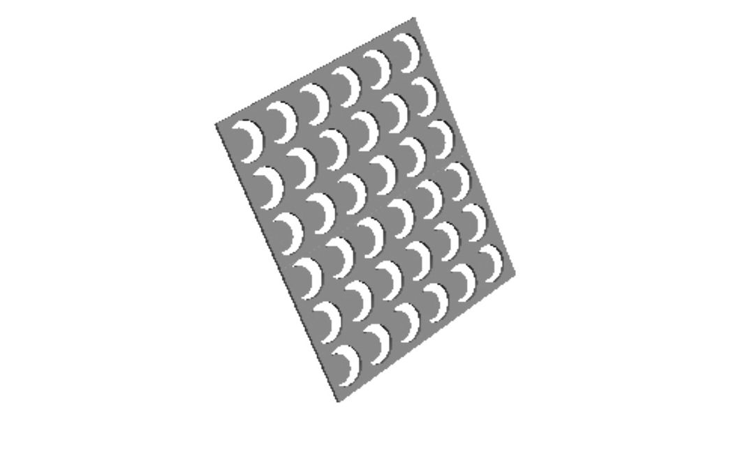 Crescent Moon Sprinkle Stencil Cookie Cutter   