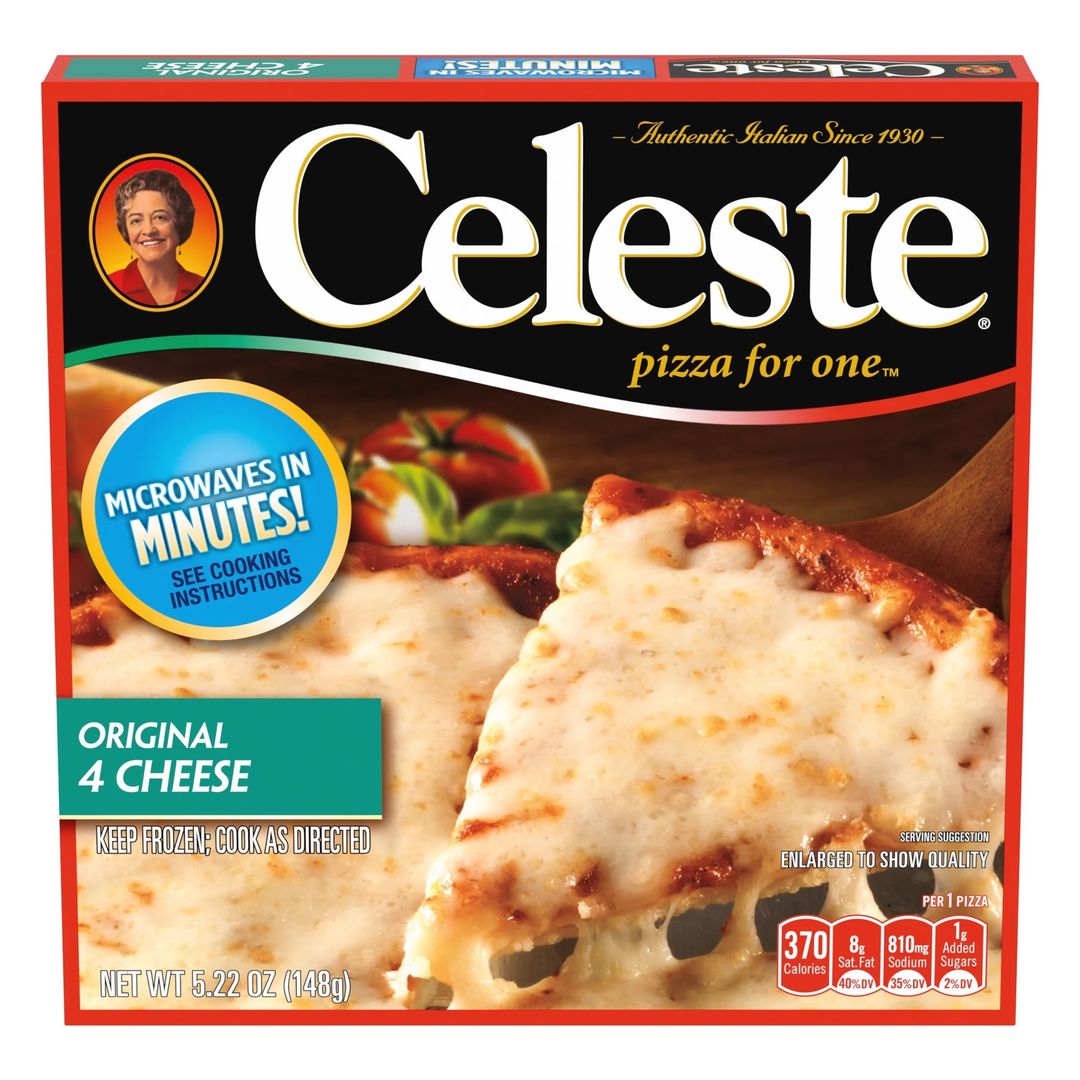 Celeste 4 cheese pizza