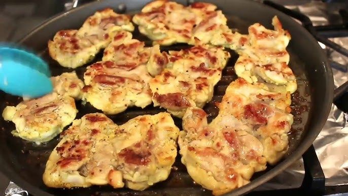 Muslo de pollo deshuesado a la plancha