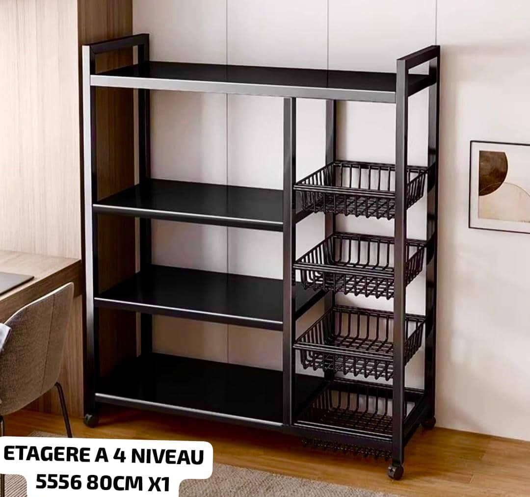 Étagères 4niveaux