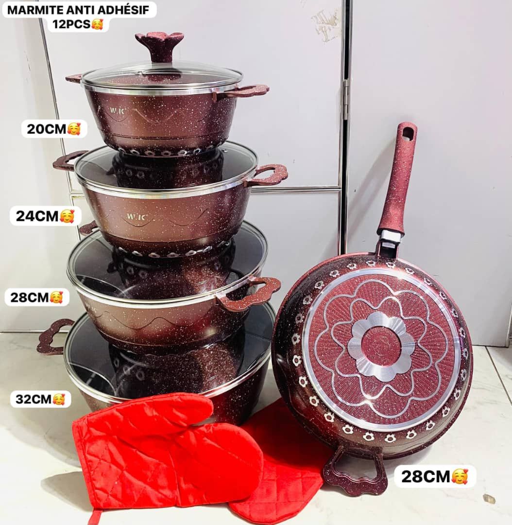 Marmites antiadhésive