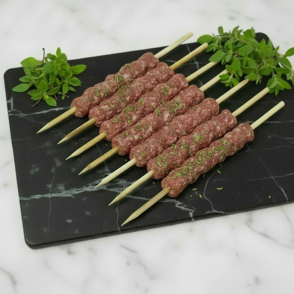 Kebab with Zaatar – 5 Skewers