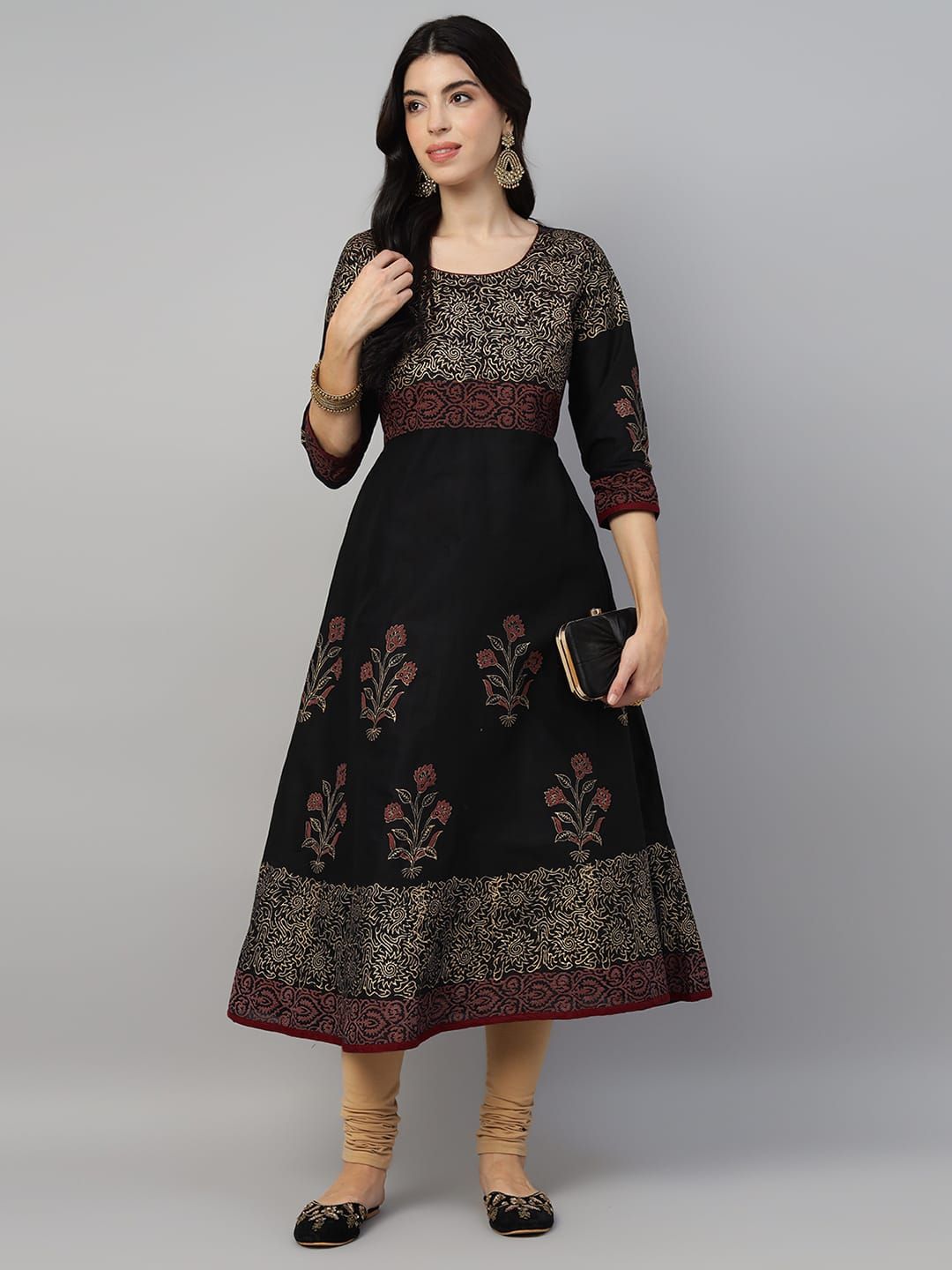KAMS COTTON ANARKALI