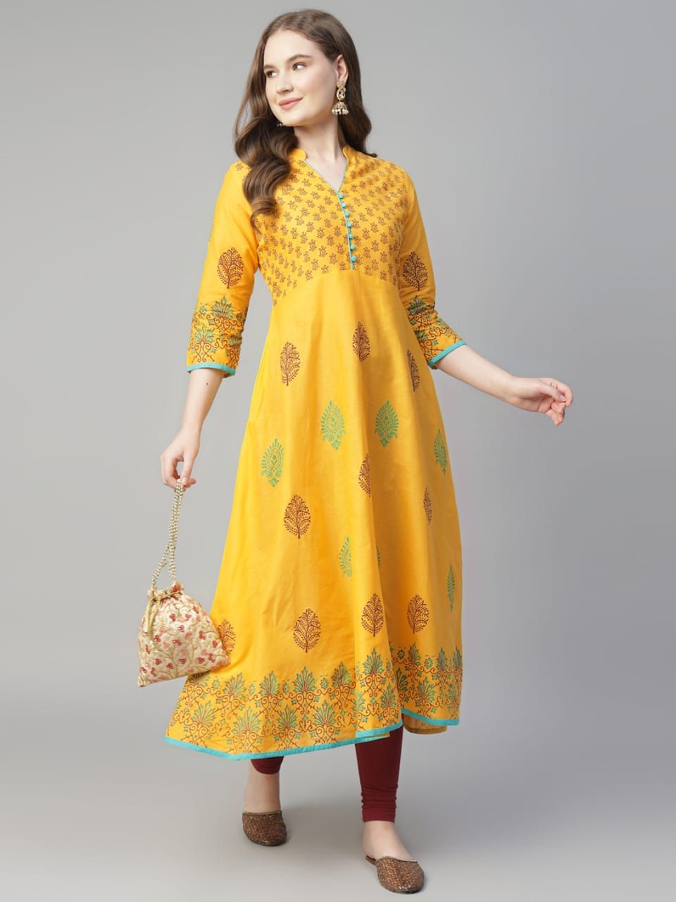 KAMS COTTON ANARKALI