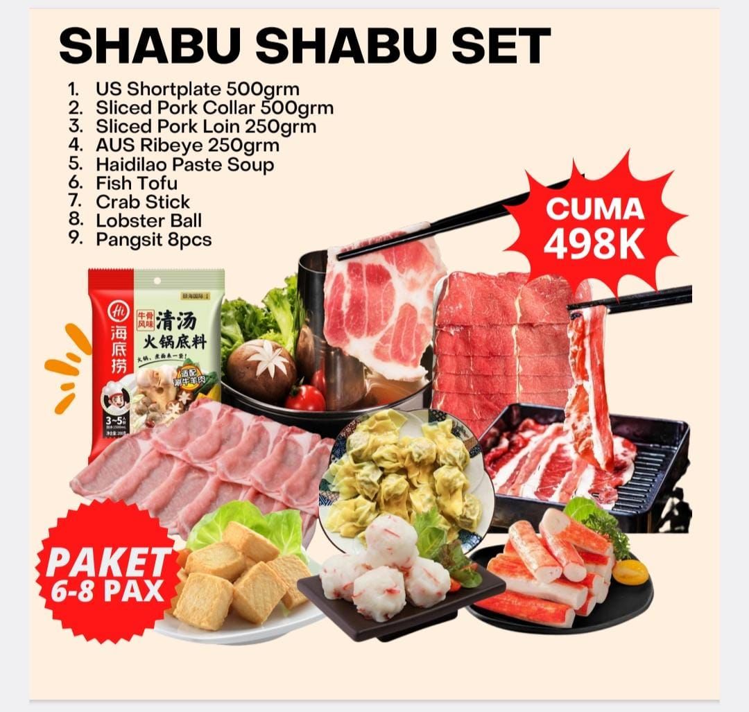 Paket Shabu-Shabu Set 6-8 Pax