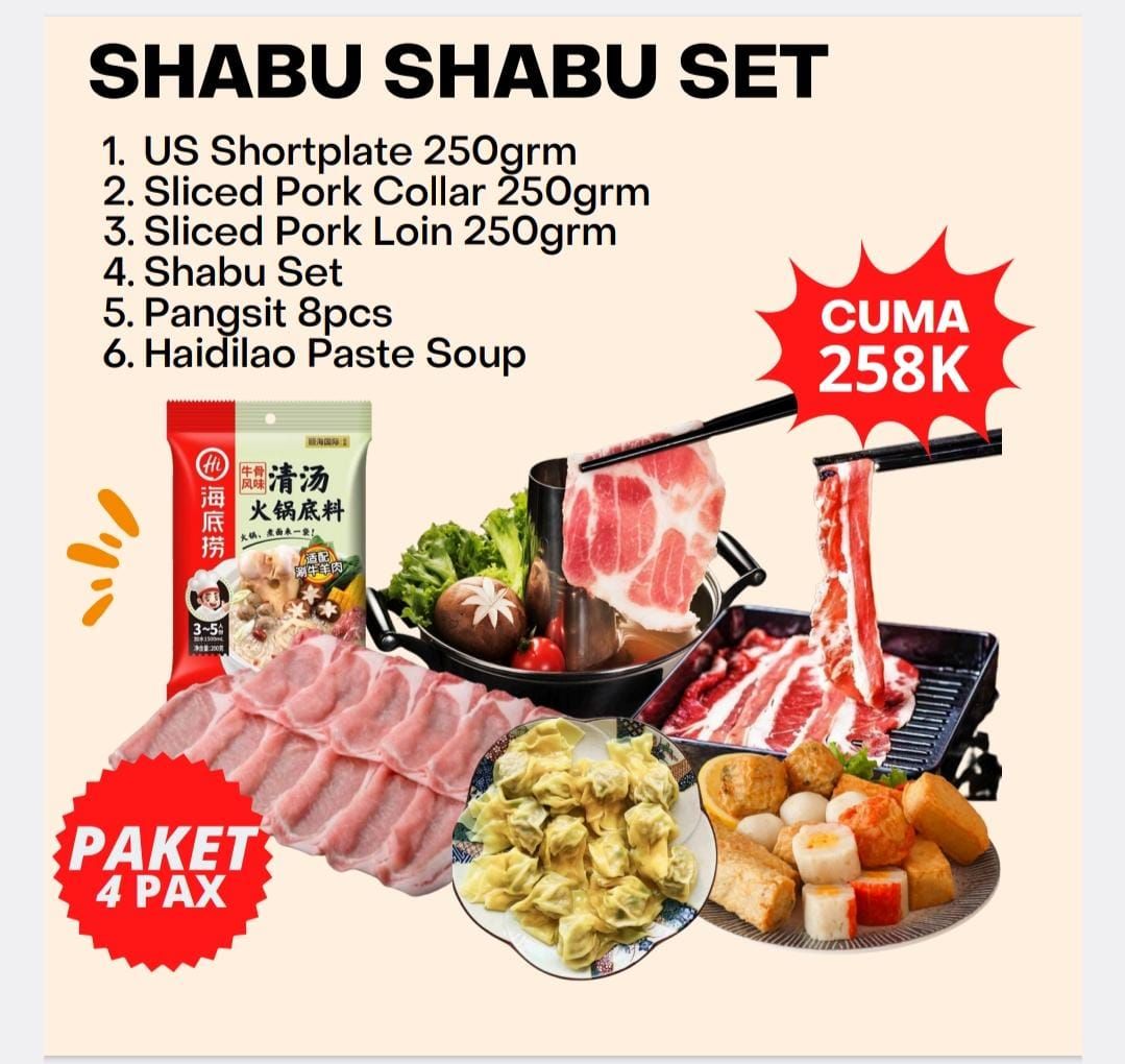 Paket Shabu-Shabu Set - 4 Pax