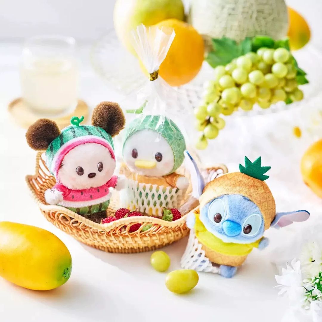 Disney Summer Fruits Urupocha-chan Watermelon Mickey Mouse Plush