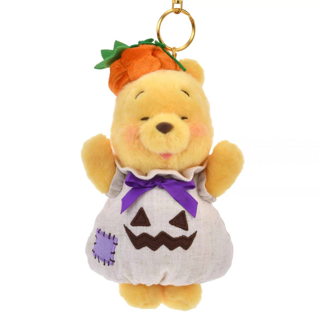 Disney Halloween Series Winnie the Pooh Trick or Treat Plush Keychain
