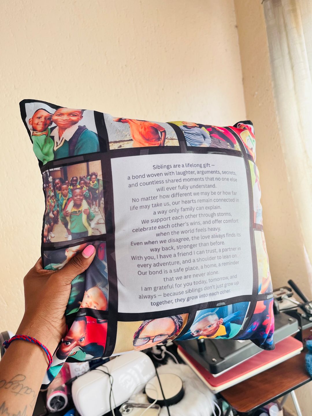 Panel Pillowcase with pillow 