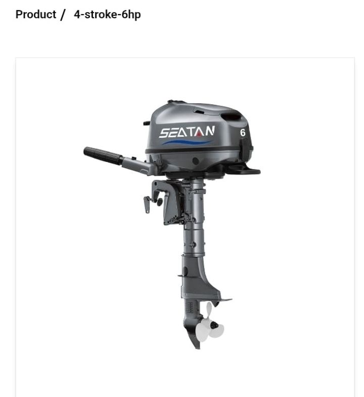 MOTOR MARINO FUERA DE BORDA 6 HP 