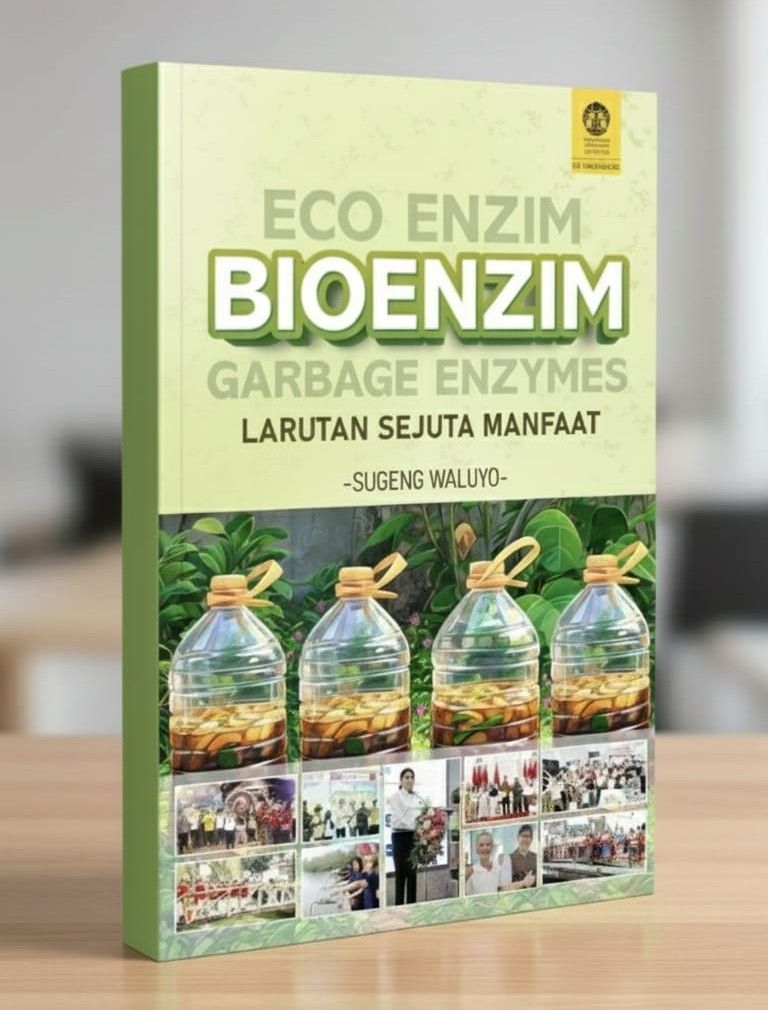 Buku "Eco Enzim, BIO ENZIM, Garbage Enzymes, Larutan Sejuta Manfaat" 