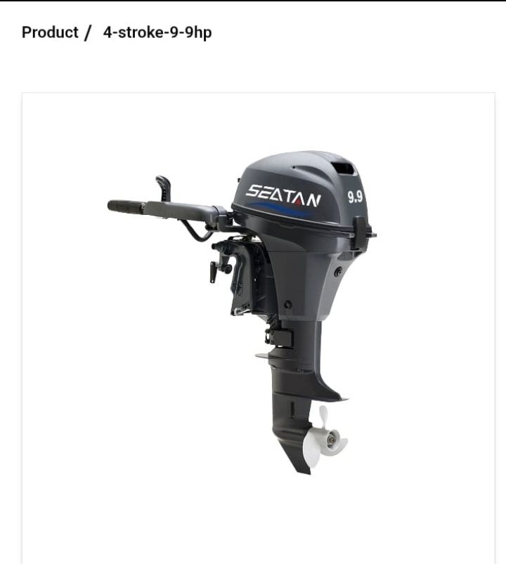 MOTOR MARINO FUERA DE BORDA 9.9 HP 