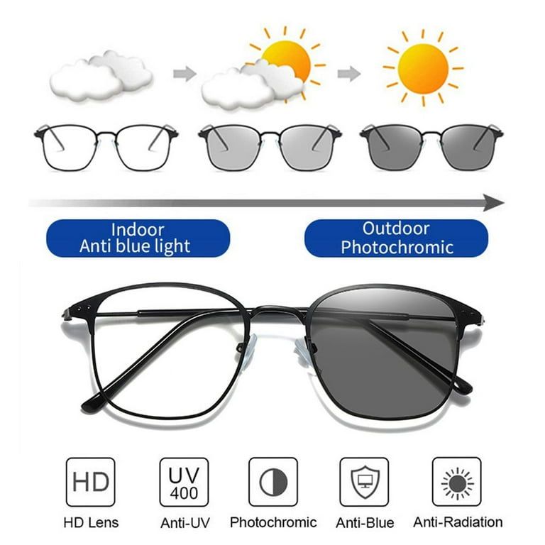 Photochromic Glasses (Men) + Case